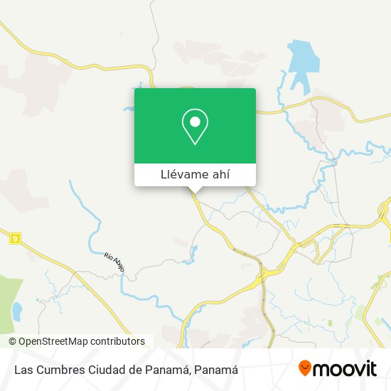 Mapa de Las Cumbres  Ciudad de Panamá