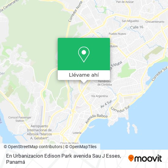 Mapa de En Urbanizacion Edison Park  avenida Sau J  Esses