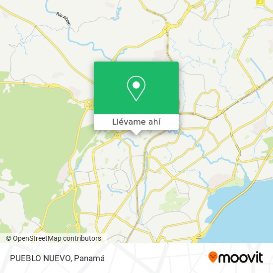 Mapa de PUEBLO NUEVO