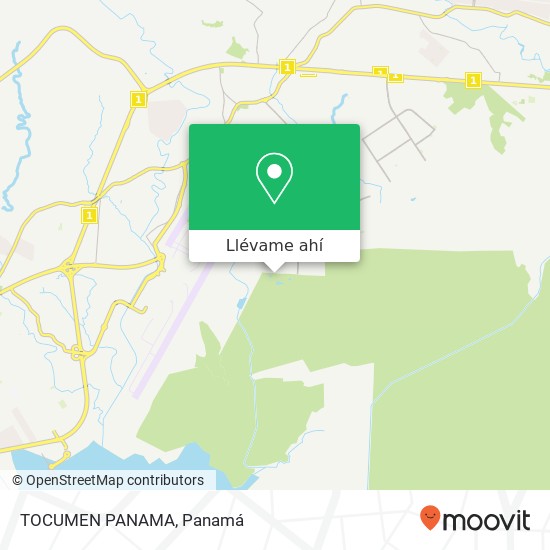 Mapa de TOCUMEN PANAMA