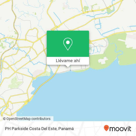 Mapa de PH Parkside Costa Del Este