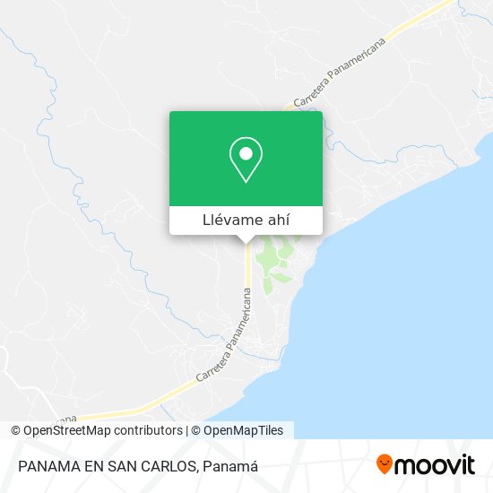 Mapa de PANAMA EN SAN CARLOS
