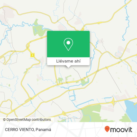 Mapa de CERRO VIENTO