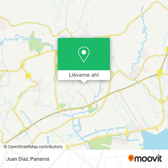 Mapa de Juan Diaz