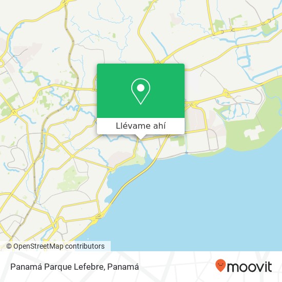 Mapa de Panamá  Parque Lefebre