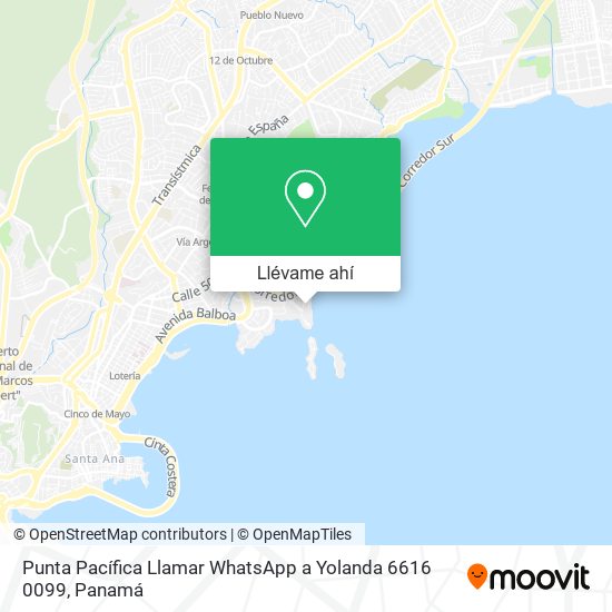 Mapa de Punta Pacífica  Llamar WhatsApp a Yolanda 6616 0099