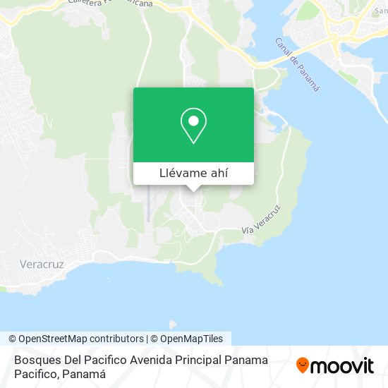 Mapa de Bosques Del Pacifico Avenida Principal Panama Pacifico