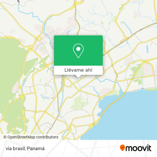 Mapa de via brasil