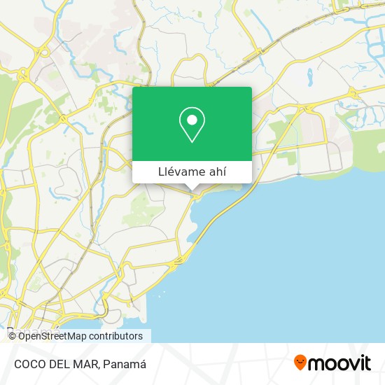 Mapa de COCO DEL MAR