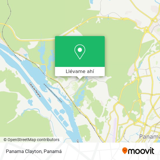 Mapa de Panama Clayton