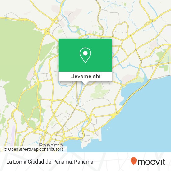 Mapa de La Loma  Ciudad de Panamá