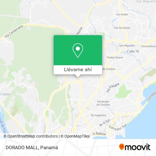 Mapa de DORADO MALL