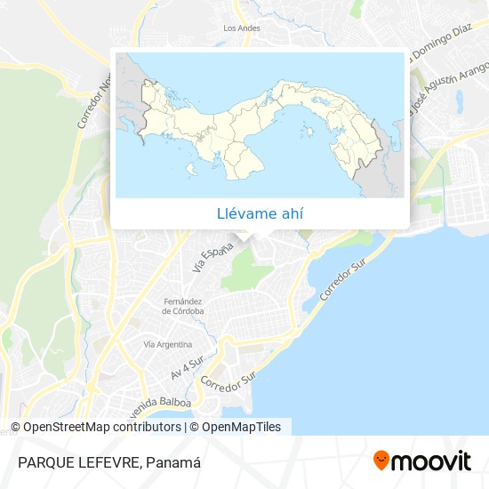 Mapa de PARQUE LEFEVRE