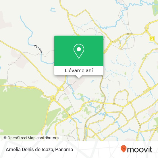 Mapa de Amelia Denis de Icaza
