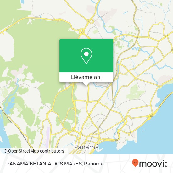 Mapa de PANAMA  BETANIA  DOS MARES