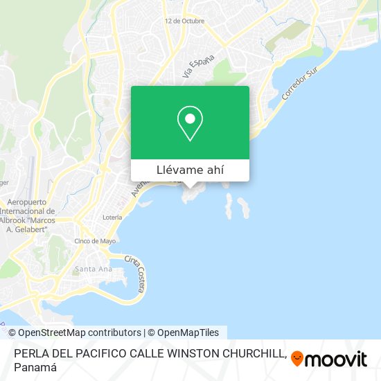 Mapa de PERLA DEL PACIFICO CALLE WINSTON CHURCHILL