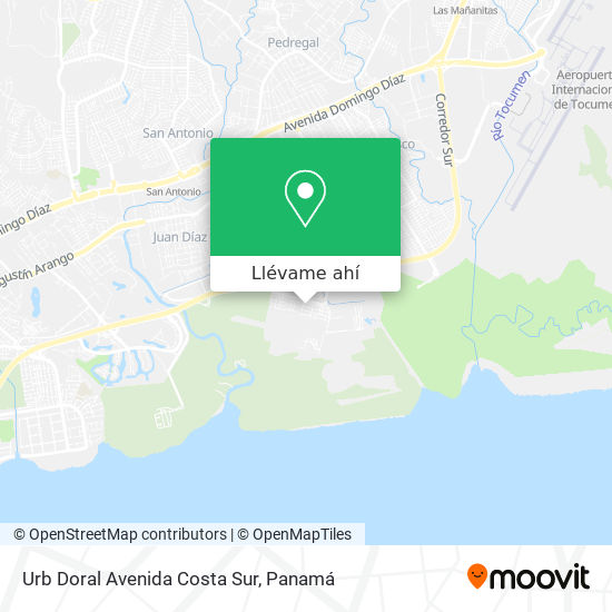 Mapa de Urb Doral Avenida Costa Sur