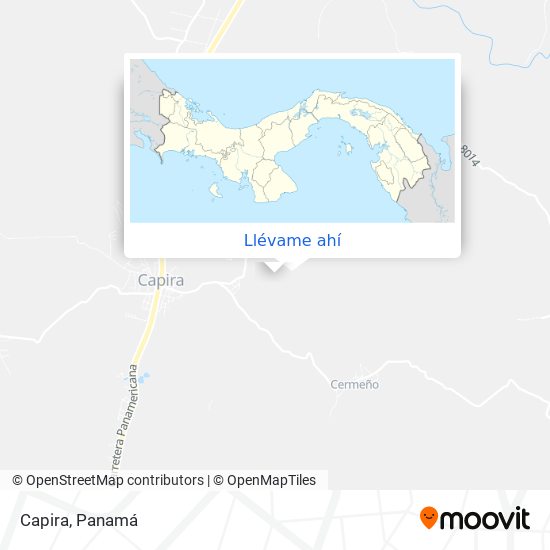 Mapa de Capira