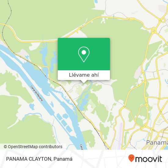 Mapa de PANAMA CLAYTON