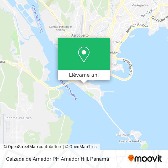 Mapa de Calzada de Amador  PH Amador Hill