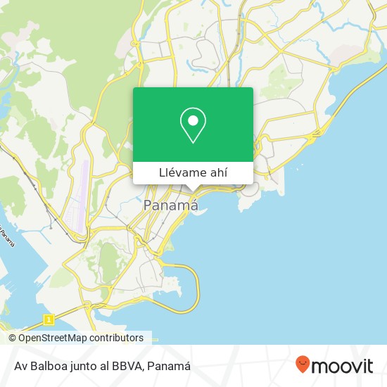 Mapa de Av  Balboa junto al BBVA