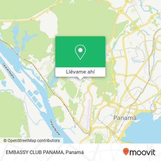Mapa de EMBASSY CLUB  PANAMA