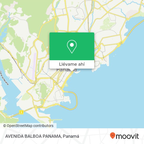 Mapa de AVENIDA BALBOA PANAMA