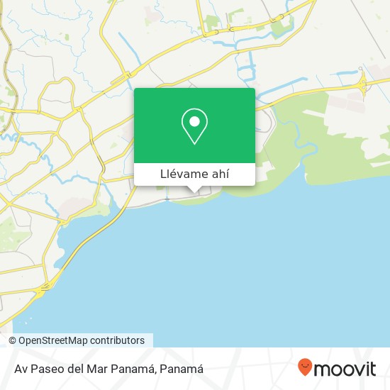 Mapa de Av Paseo del Mar  Panamá