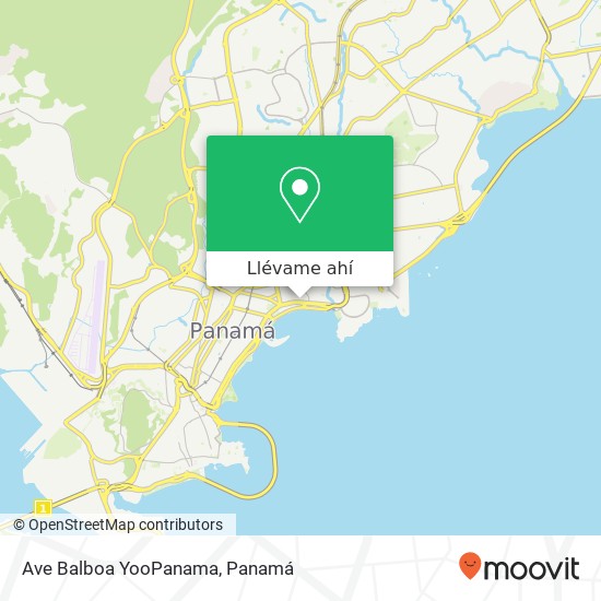 Mapa de Ave  Balboa YooPanama