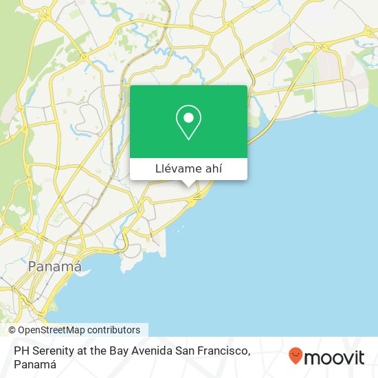 Mapa de PH Serenity at the Bay Avenida San Francisco