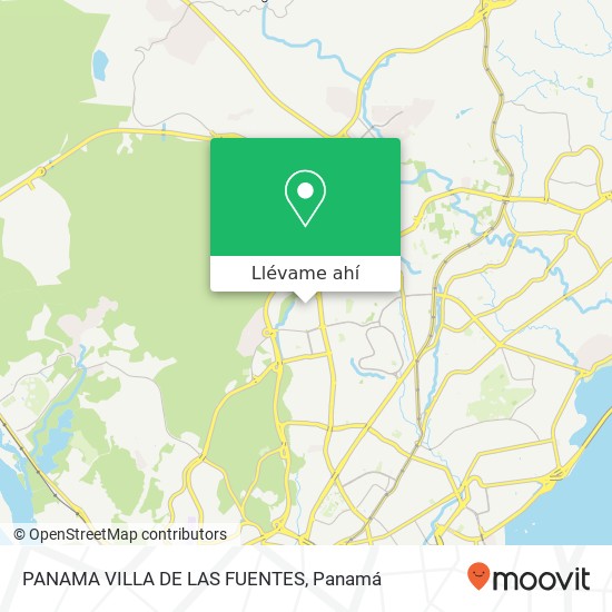 Mapa de PANAMA VILLA DE LAS FUENTES