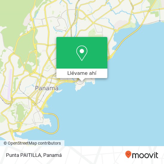 Mapa de Punta PAITILLA