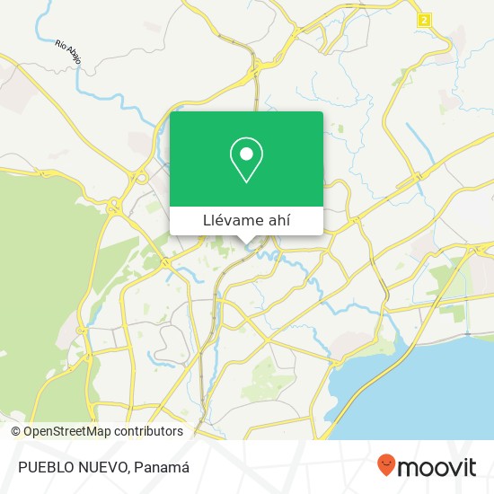 Mapa de PUEBLO NUEVO