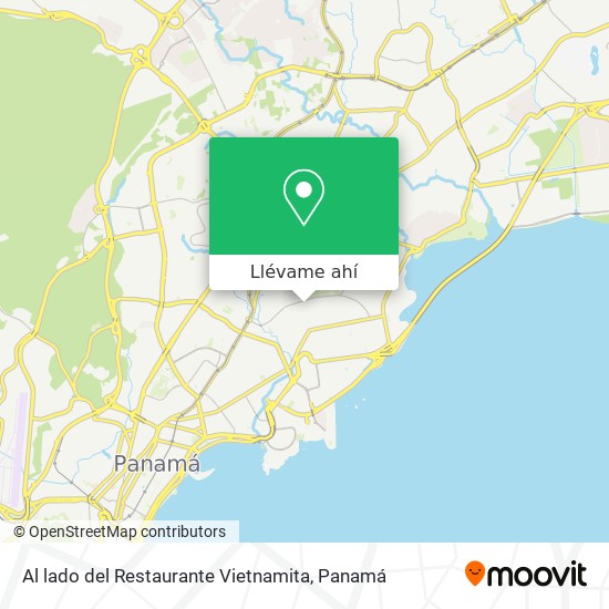 Mapa de Al lado del Restaurante Vietnamita