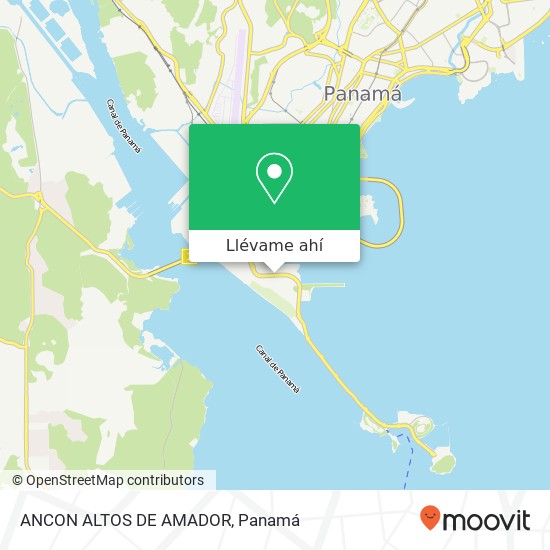 Mapa de ANCON  ALTOS DE AMADOR
