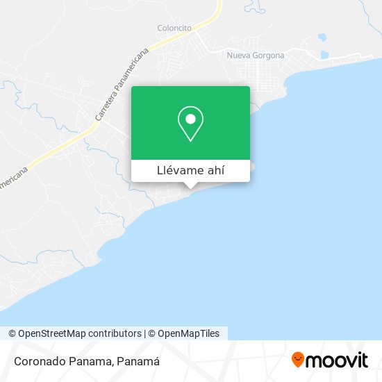 Mapa de Coronado  Panama