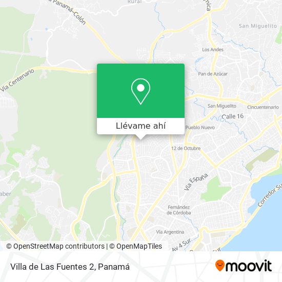 Mapa de Villa de Las Fuentes 2