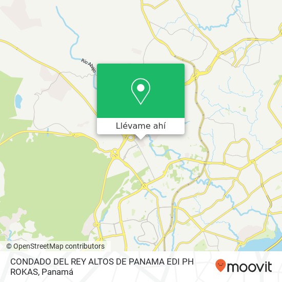 Mapa de CONDADO DEL REY ALTOS DE PANAMA EDI  PH ROKAS