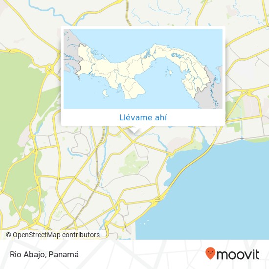Mapa de Rio Abajo
