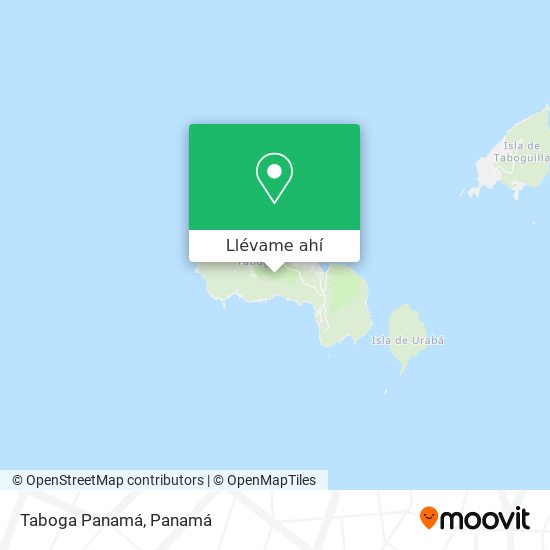 Mapa de Taboga  Panamá
