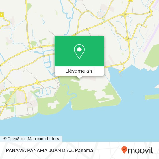 Mapa de PANAMA PANAMA JUAN DIAZ