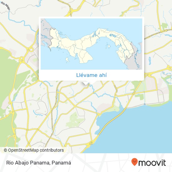 Mapa de Rio Abajo  Panama