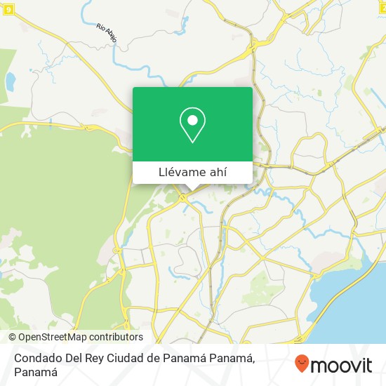 Mapa de Condado Del Rey  Ciudad de Panamá  Panamá
