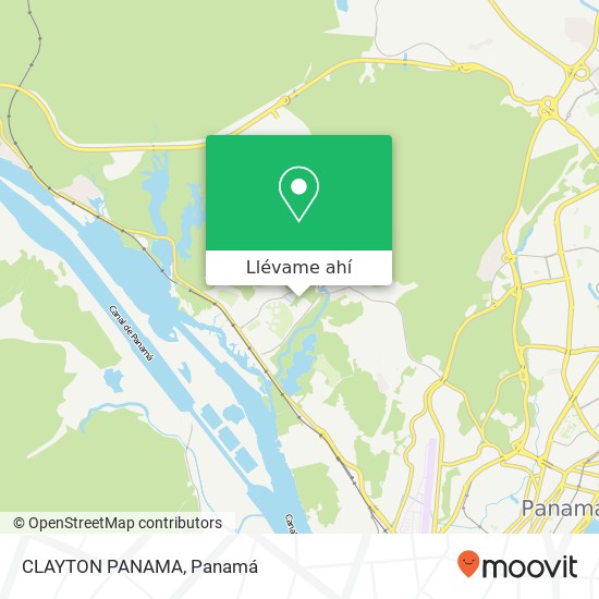 Mapa de CLAYTON PANAMA
