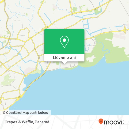 Mapa de Crepes & Waffle