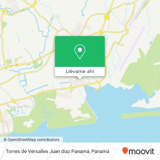 Mapa de Torres de Versalles  Juan diaz  Panamá