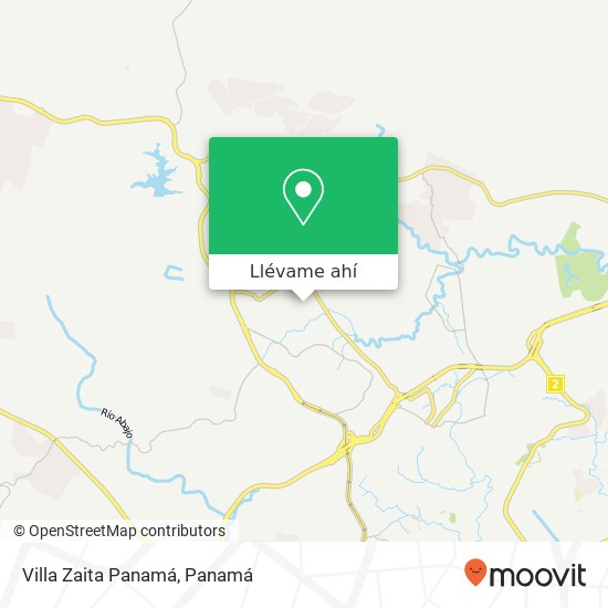 Mapa de Villa Zaita  Panamá