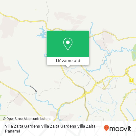 Mapa de Villa Zaita Gardens  Villa Zaita Gardens  Villa Zaita