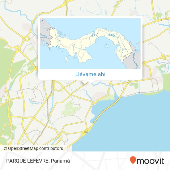 Mapa de PARQUE LEFEVRE