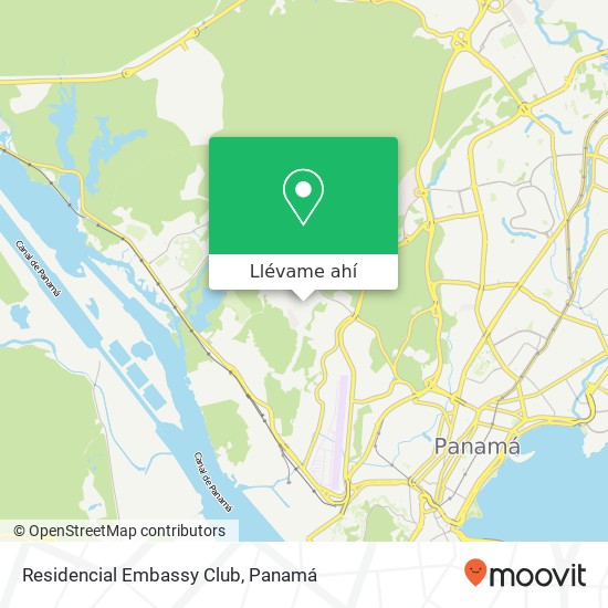 Mapa de Residencial Embassy Club